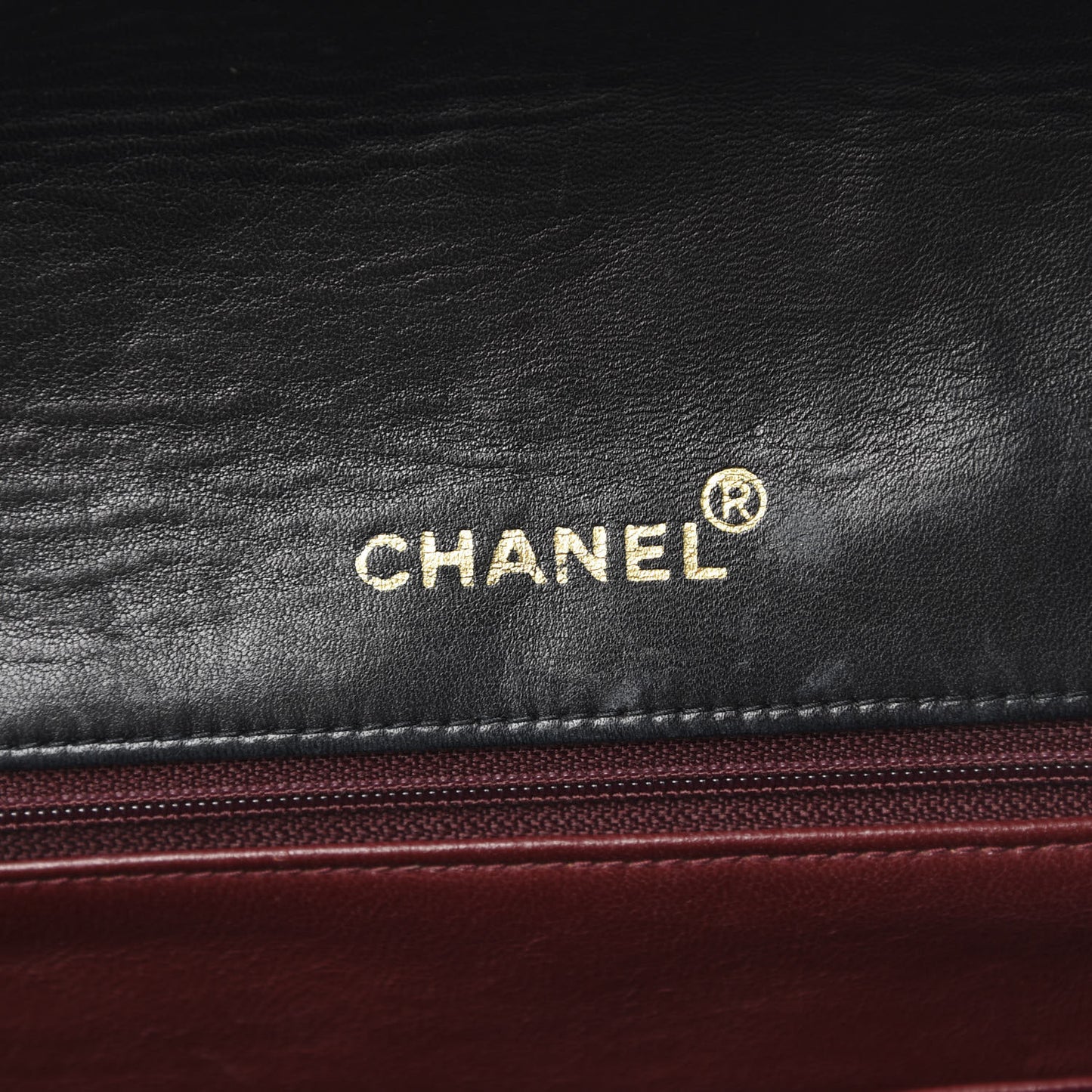Lambskin Quilted XL Jumbo Single Flap Black