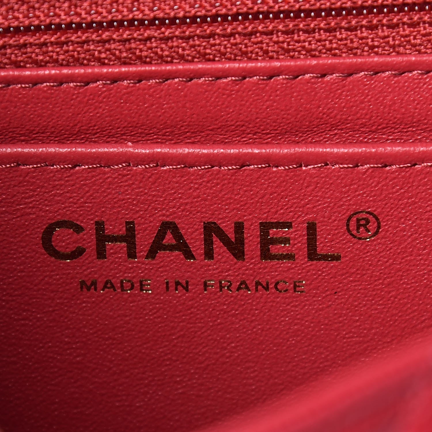 Chanel Caviar Chevron Quilted Mini Rectangular Flap Dark Red 6 of 12