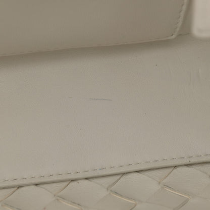 Bottega Veneta Nappa Intrecciato Small East West Andiamo Shoulder Bag White 11 of 12