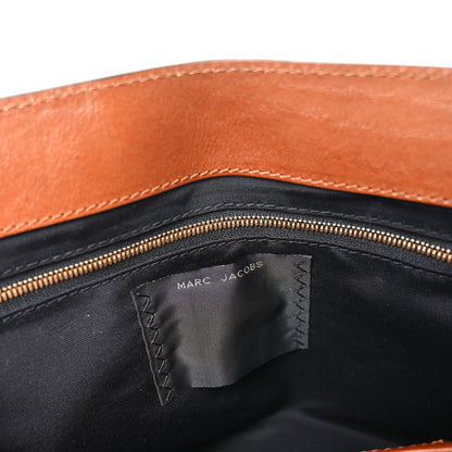 Marc Jacobs Goatskin Grommet Gotham Shoulder Bag Chestnut 6 of 9