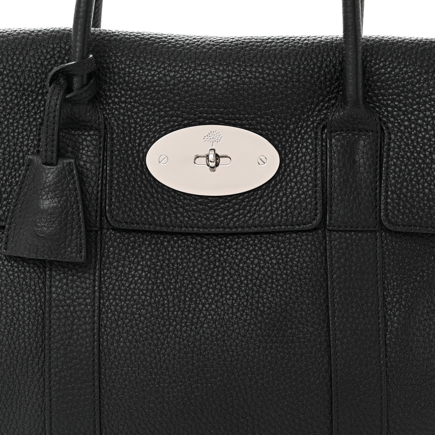 Mulberry Small Classic Grain Bayswater Black 8 of 10