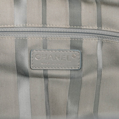 Chanel Denim Large CC Discus Tote Blue 6 of 7