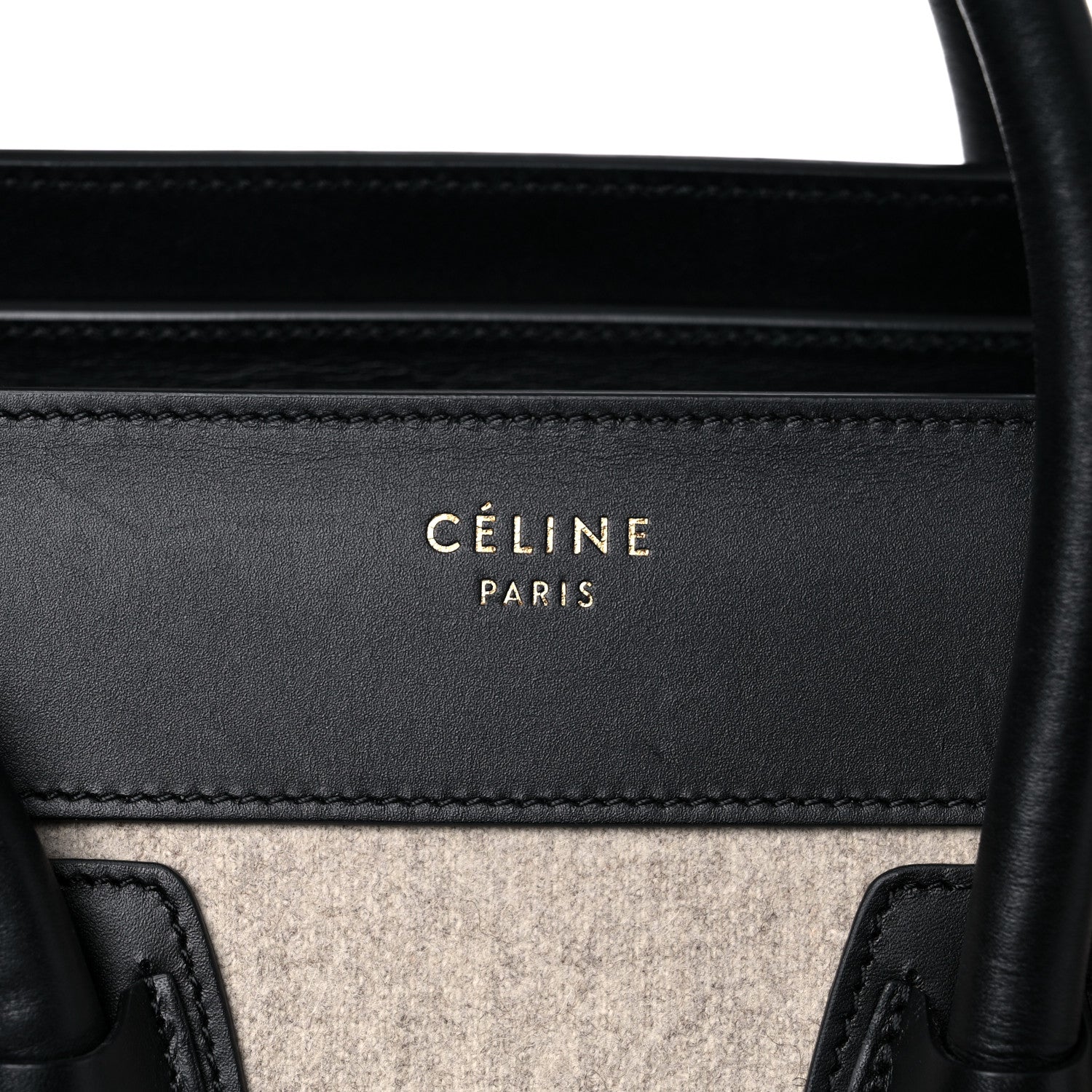 Celine Felt Smooth Calfskin Micro Tri-Color Micro Luggage Beige 7 of 19