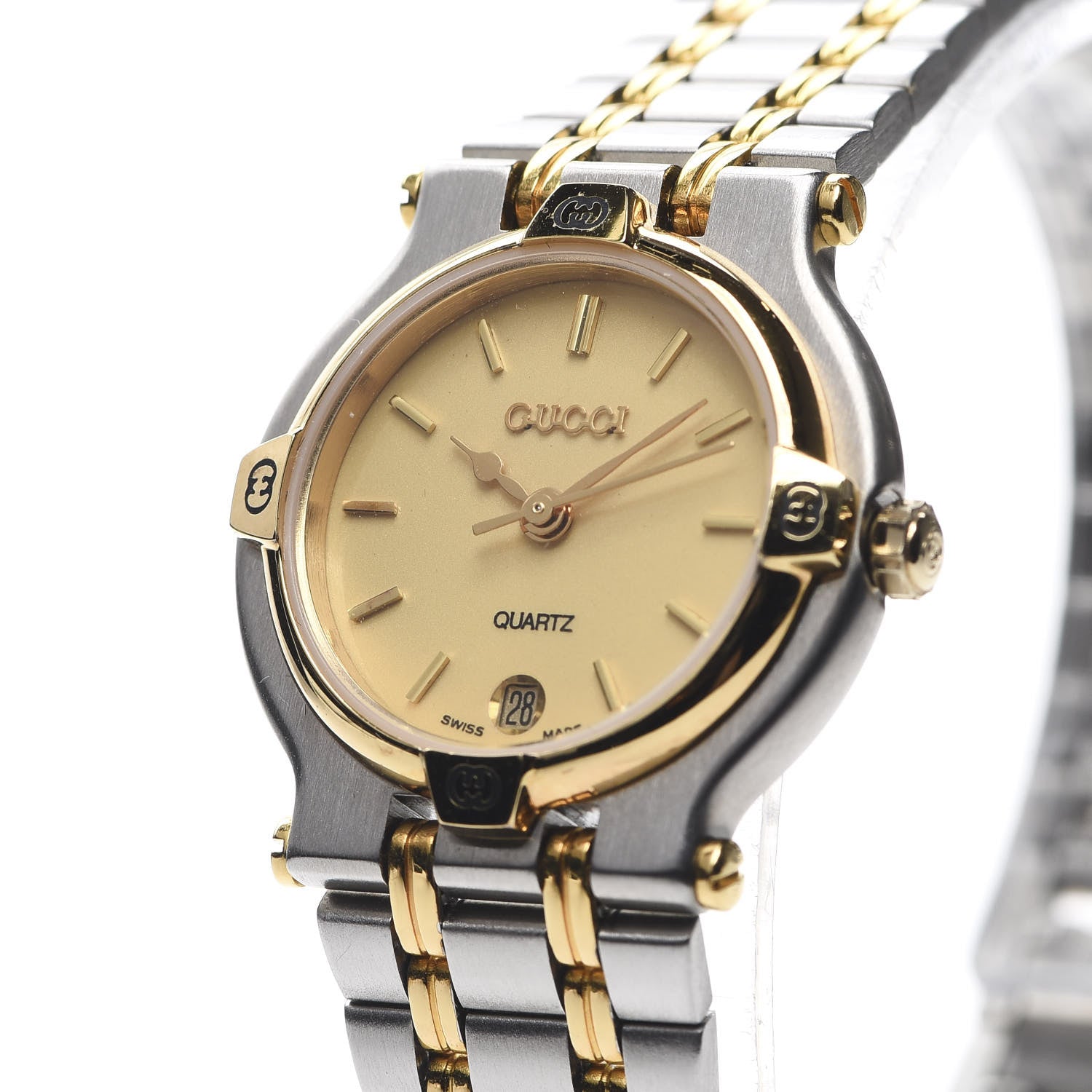 Gucci Stainless Steel 25mm 9000L Quartz Watch Gold 6 of 7