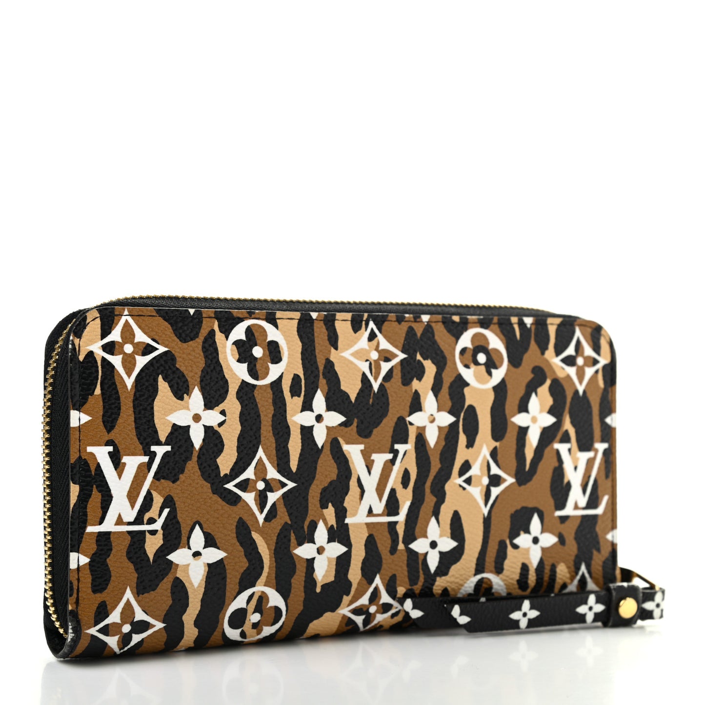 Monogram Giant Jungle Zippy Wallet Black