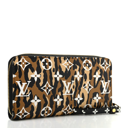 Louis Vuitton Monogram Giant Jungle Zippy Wallet Black 3 of 7