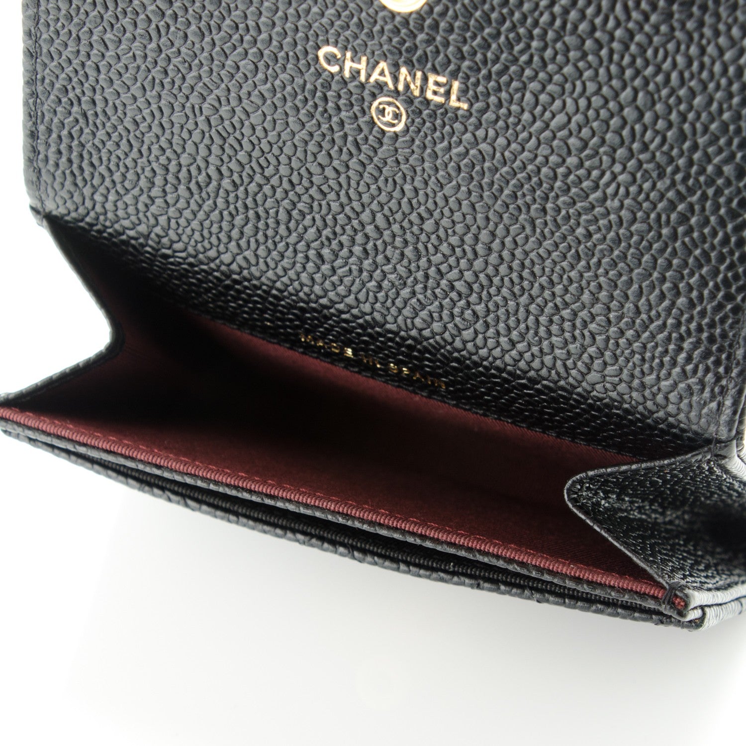 Chanel Caviar Quilted Flap Card Holder Black 5 of 8
