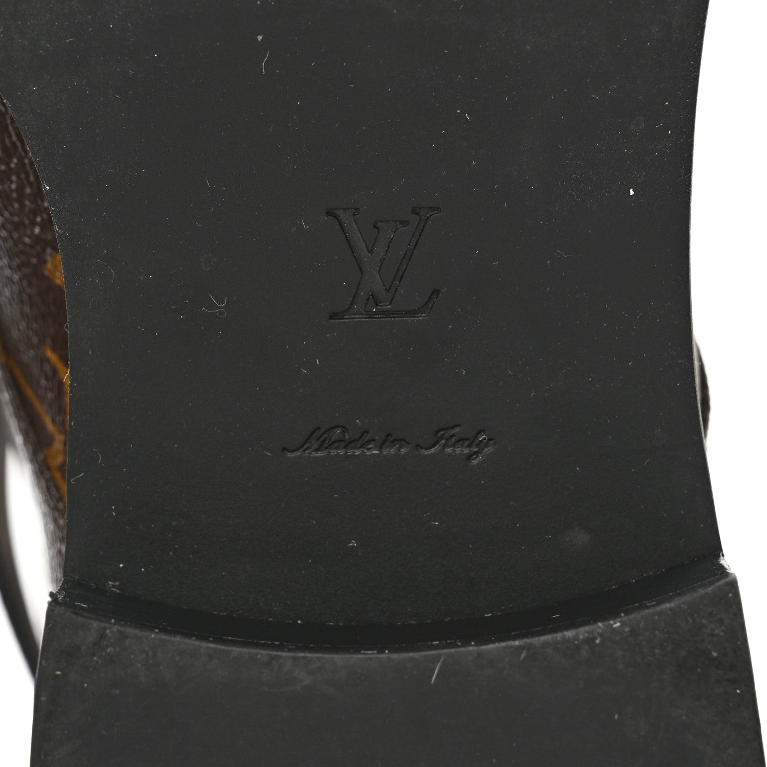 Louis Vuitton Calfskin Monogram Wonderland Flat Ranger Boots 39.5 Black 6 of 12