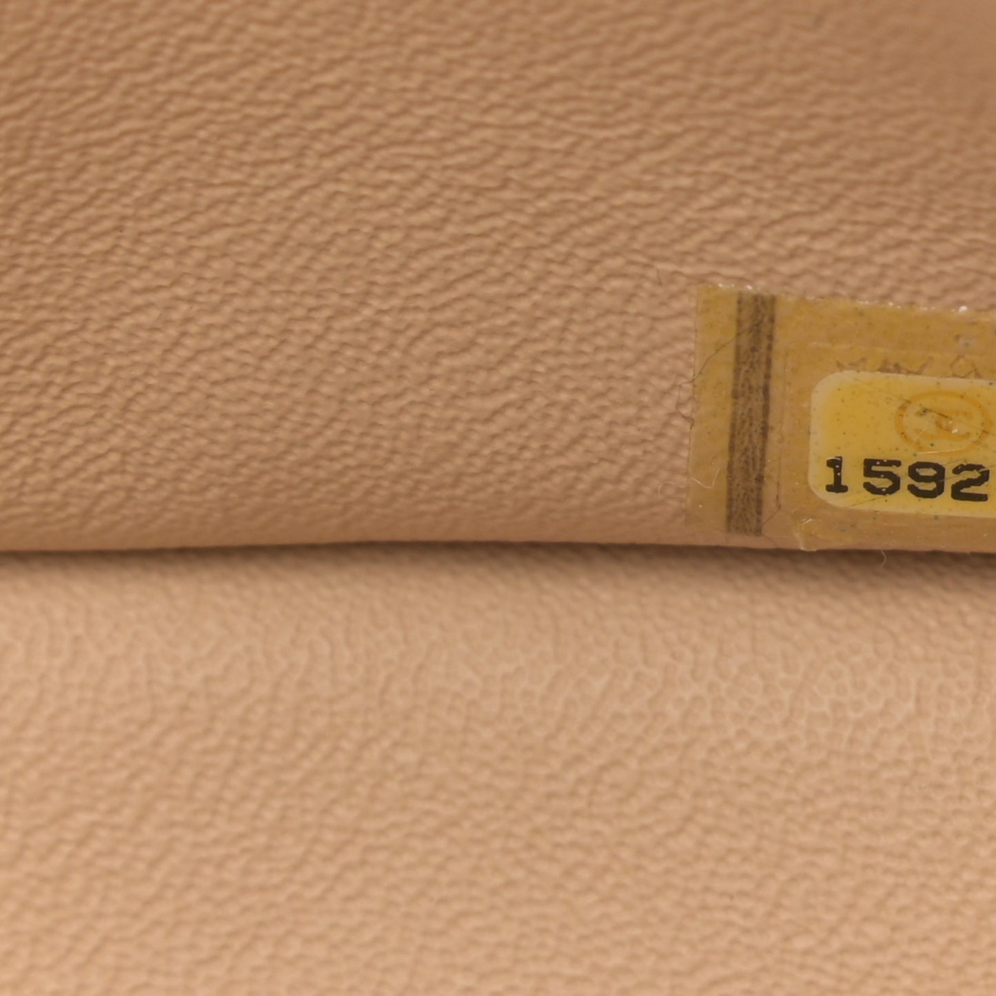 Lambskin Quilted Jumbo Double Flap Beige