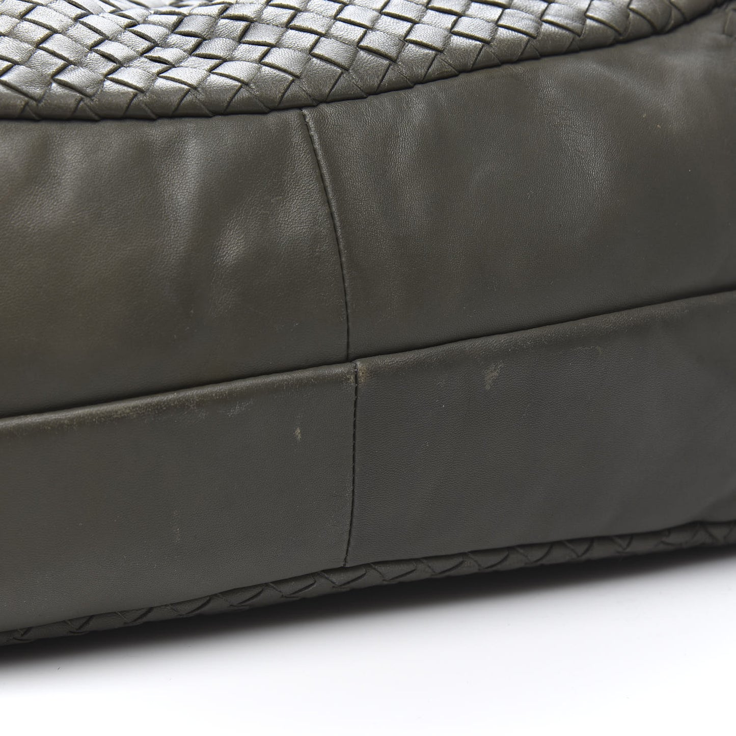Nappa Intrecciato Large Campana Hobo Shadow