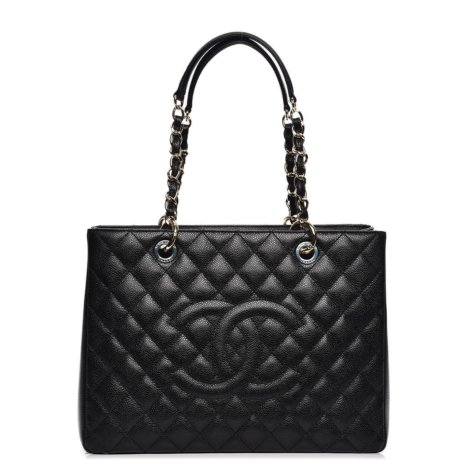 Chanel Caviar Quilted Grand Shopping Tote GST Black 1 of 7