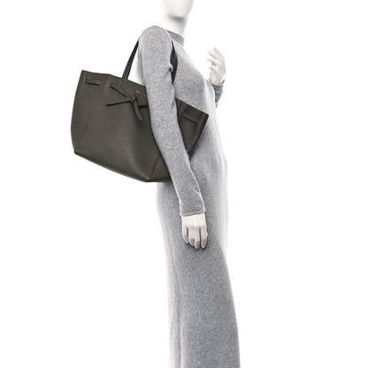 Celine Soft Grained Calfskin Small Belt Cabas Phantom Taupe 2 of 8