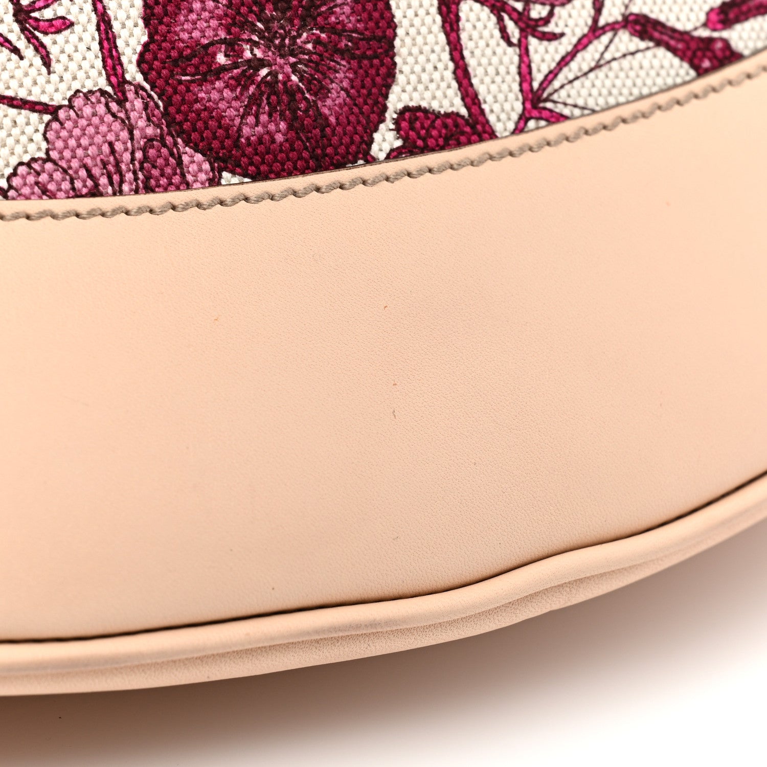 Gucci Canvas Floral Flora Peggy Bamboo Top Handle Hobo 8 of 12