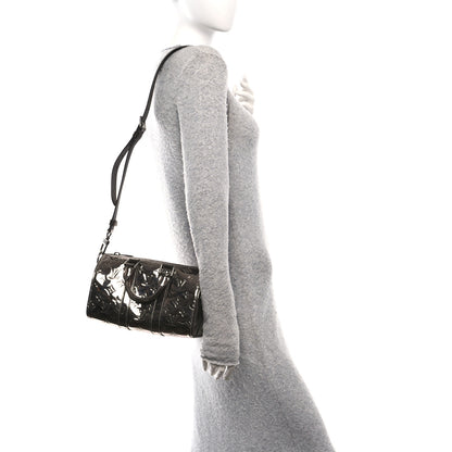 Louis Vuitton Mirror Monogram Heritage Keepall Bandouliere 25 Gunmetal 2 of 10