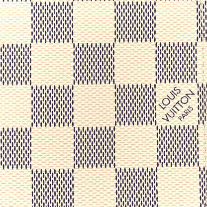 Louis Vuitton Damier Azur Felicie Chain Wallet Zippered Insert Rose Ballerine 7 of 9