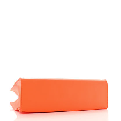 Telfar Vegan Leather Medium Shopping Bag Orange 4 of 12