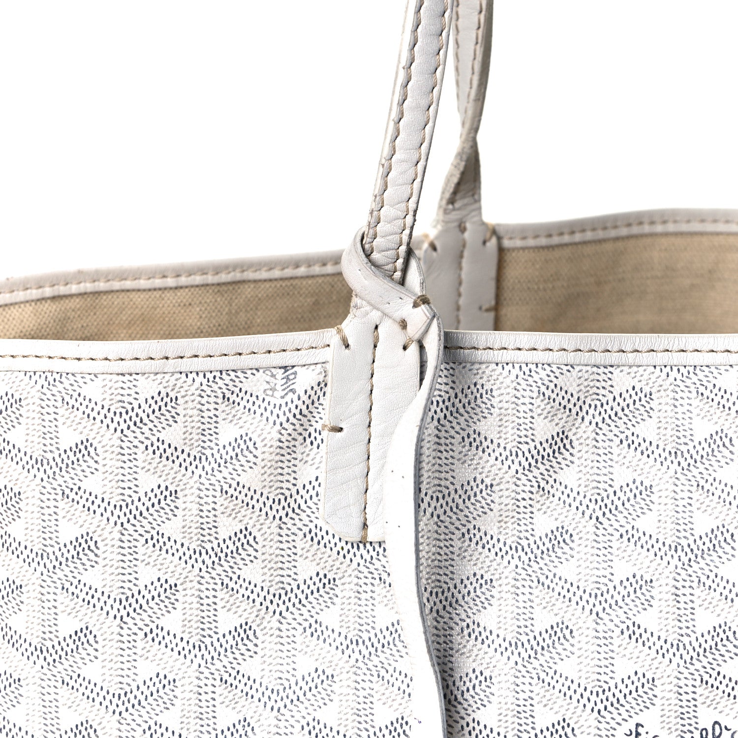 Goyard Goyardine Saint Louis PM White 18 of 25