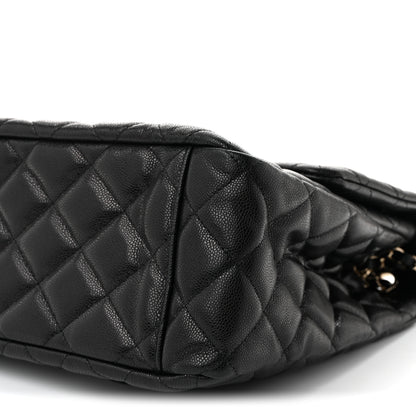Chanel Caviar Quilted XXL Travel Flap Bag Black 10 of 10