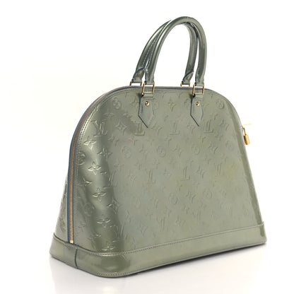 Louis Vuitton Vernis Alma GM Givre 3 of 9
