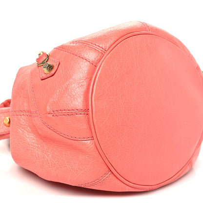 Balenciaga Agneau Giant 12 Gold Hardware Mini Pompon Rose Azalee 9 of 12