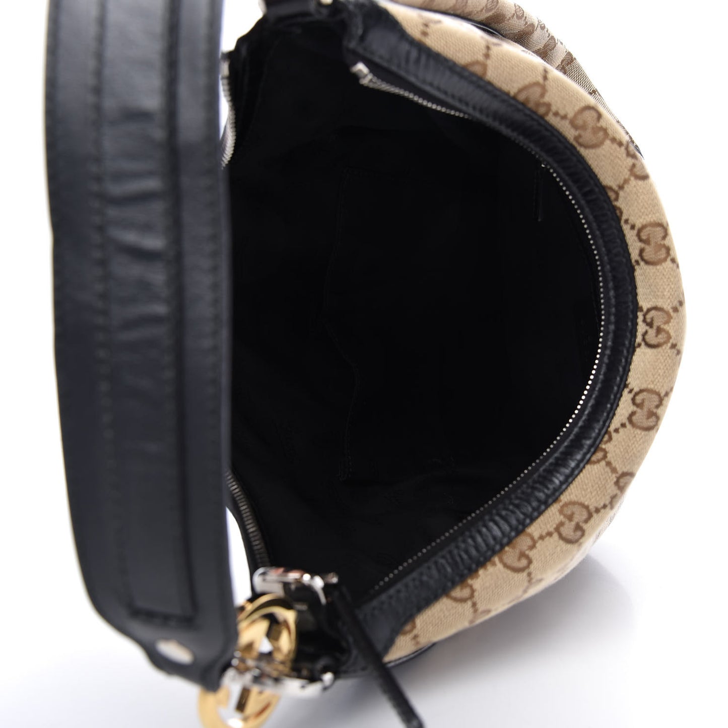 Monogram Medium GG Twins Hobo Black