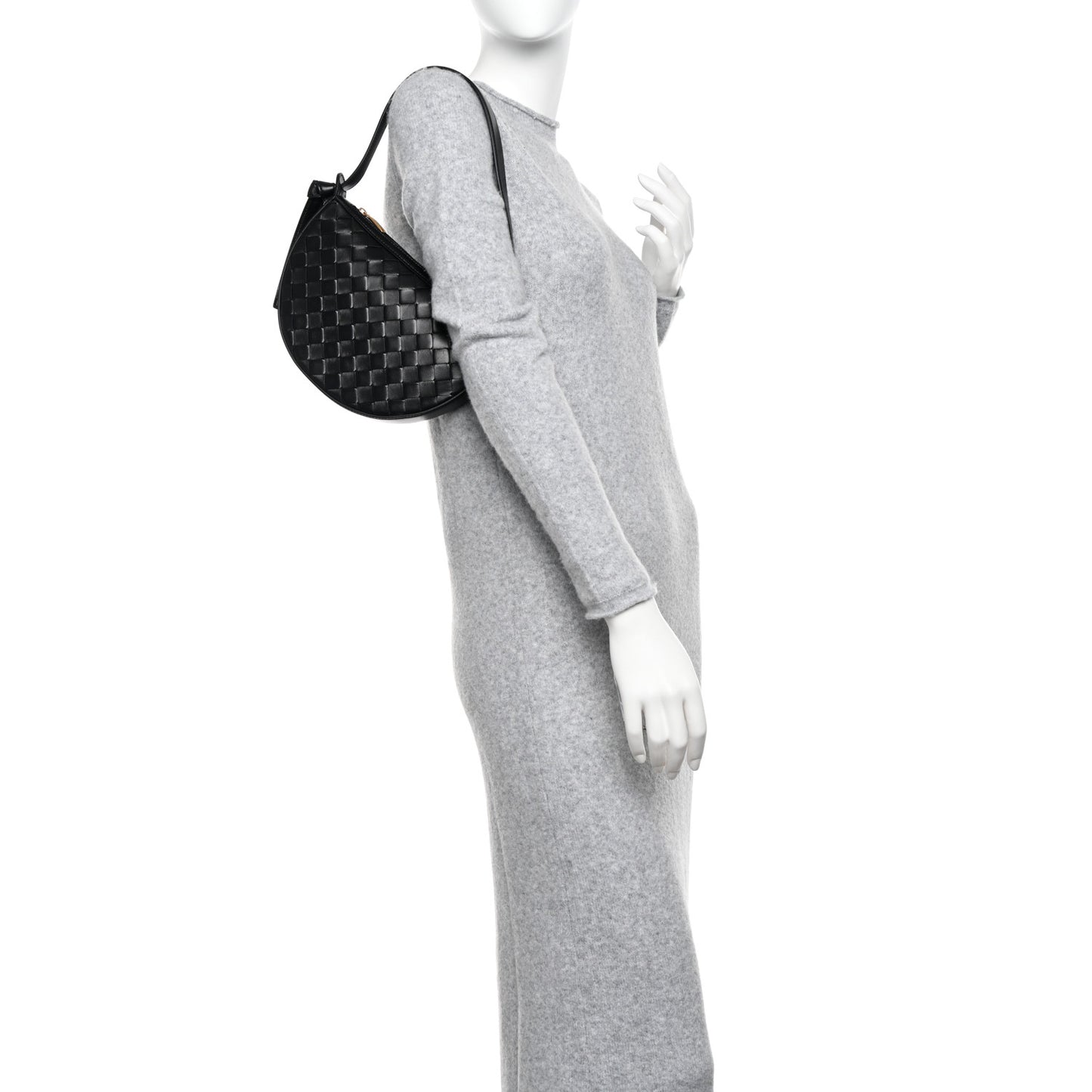 Nappa Intrecciato Mini Sunrise Black