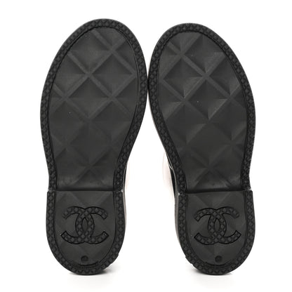 Chanel Caoutchouk CC High Boots 38 Black 6 of 13