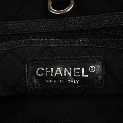 Chanel Distressed Caviar Outdoor Ligne Tote Black 6 of 6