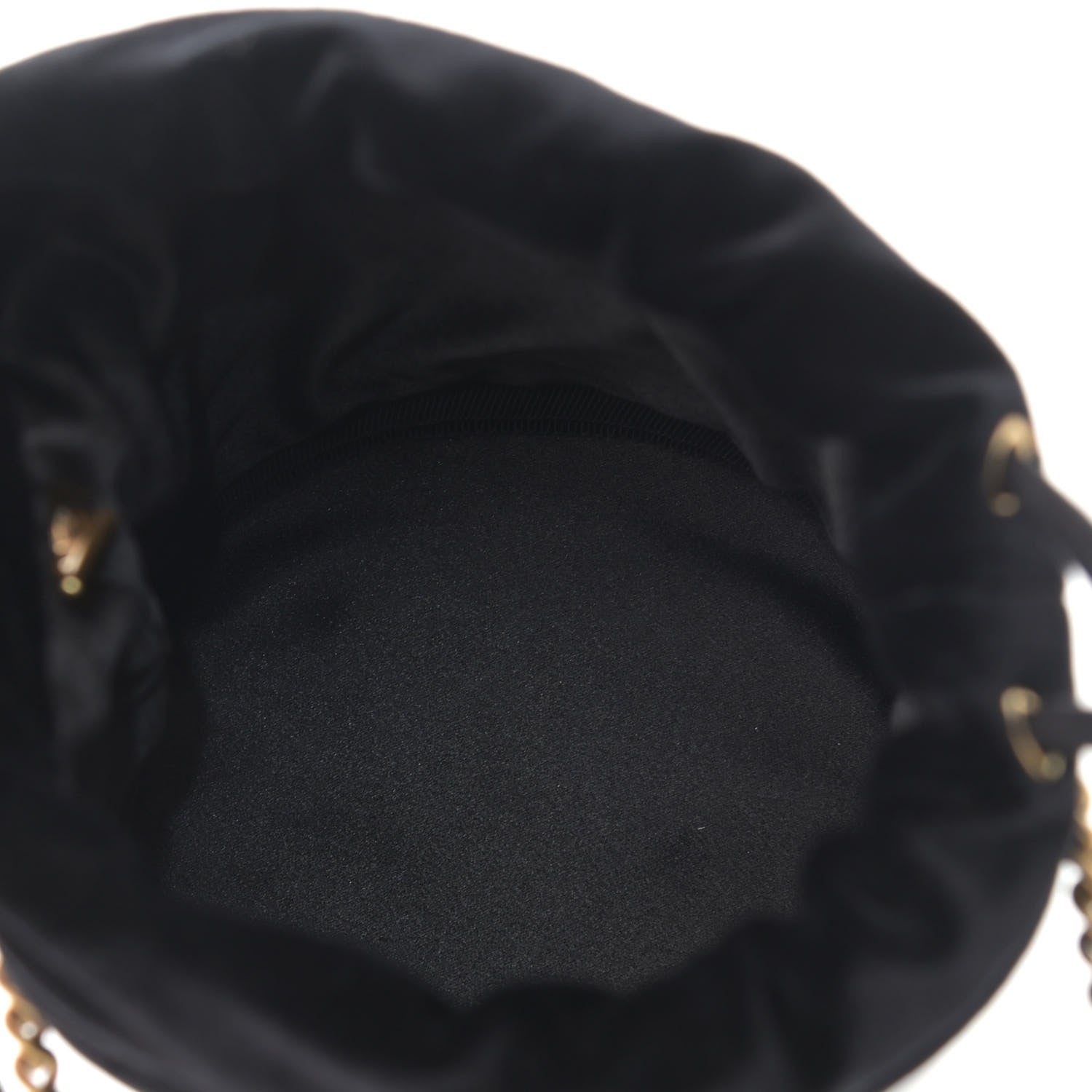 Gucci Velvet Matelasse Mini GG Marmont 2.0 Bucket Bag Black 5 of 13