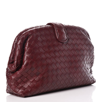Bottega Veneta Nappa Intrecciato The Lauren 1980 Clutch Gigolo Red 3 of 9