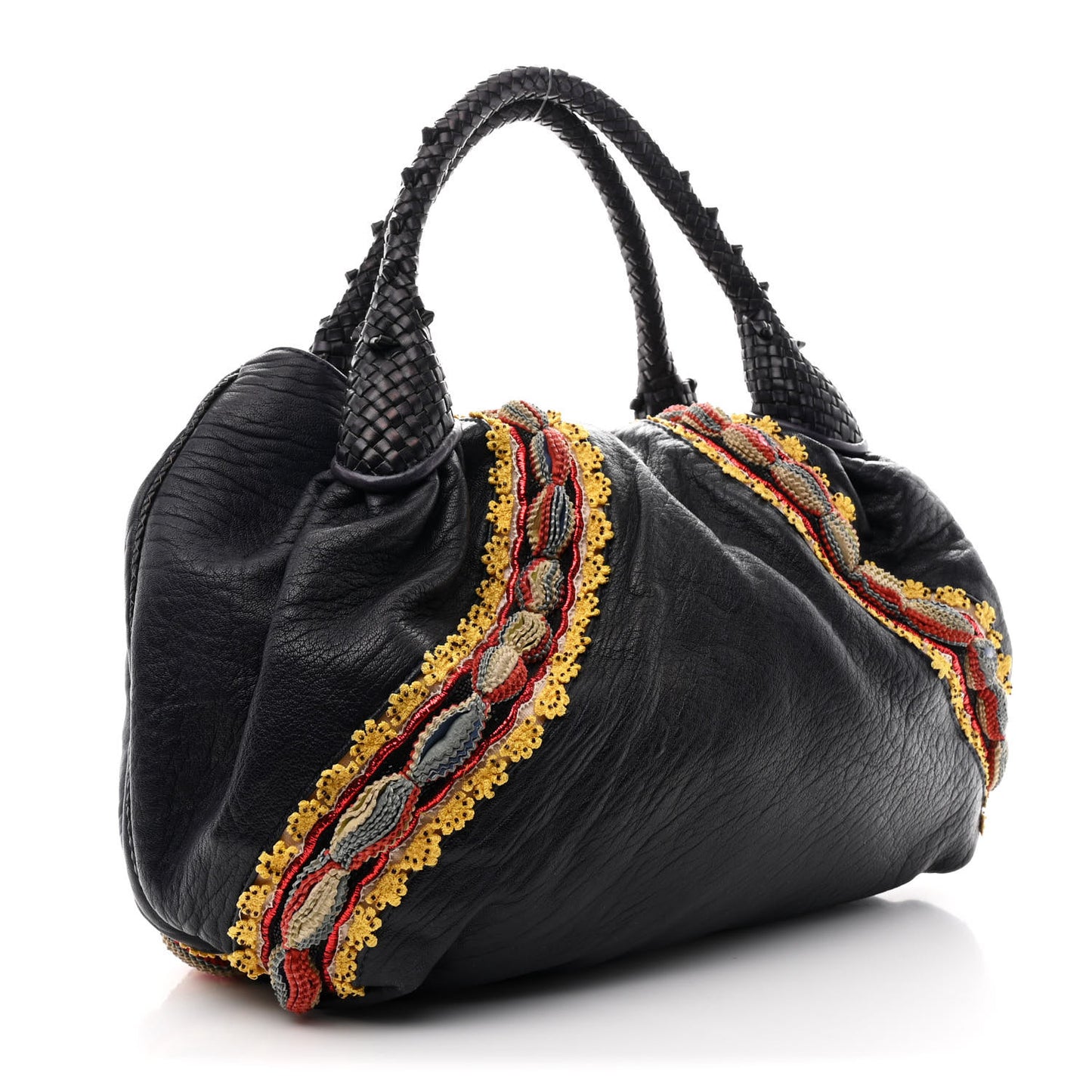 Nappa Embroidered Spy Purple Multicolor