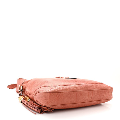 Gucci Pebbled Calfskin Medium New Jackie Shoulder Bag Coral 4 of 15