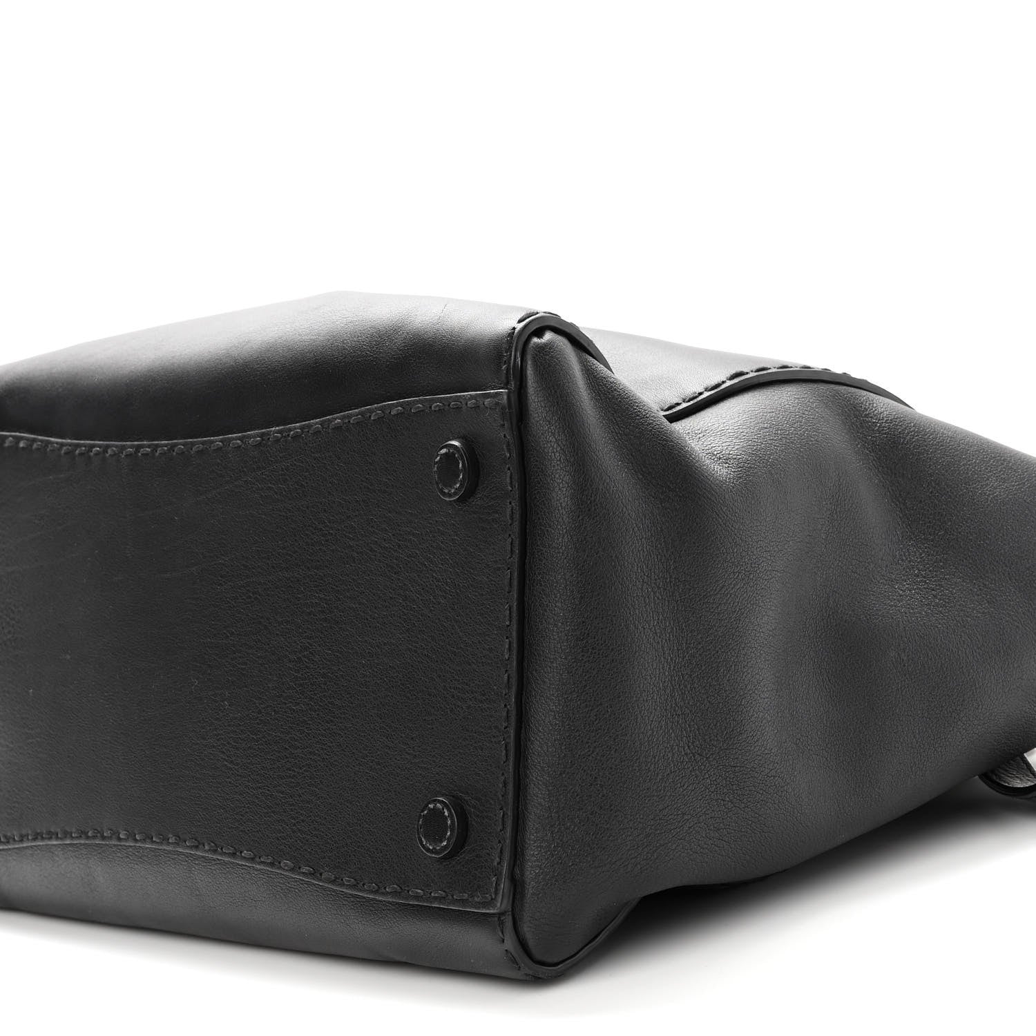 Prada City Calf Small Hand Stitched Galleria Double Zip Tote Black 8 of 11