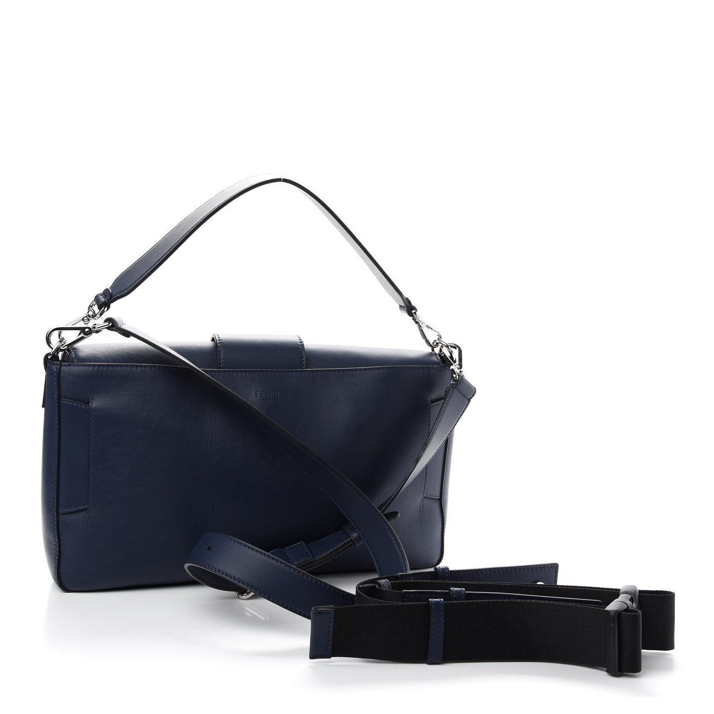 Vitello Grace FF Gradient Embossed Large Baguette Blueberry
