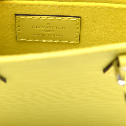 Louis Vuitton Epi Petit Sac Plat Yellow Citron 5 of 10