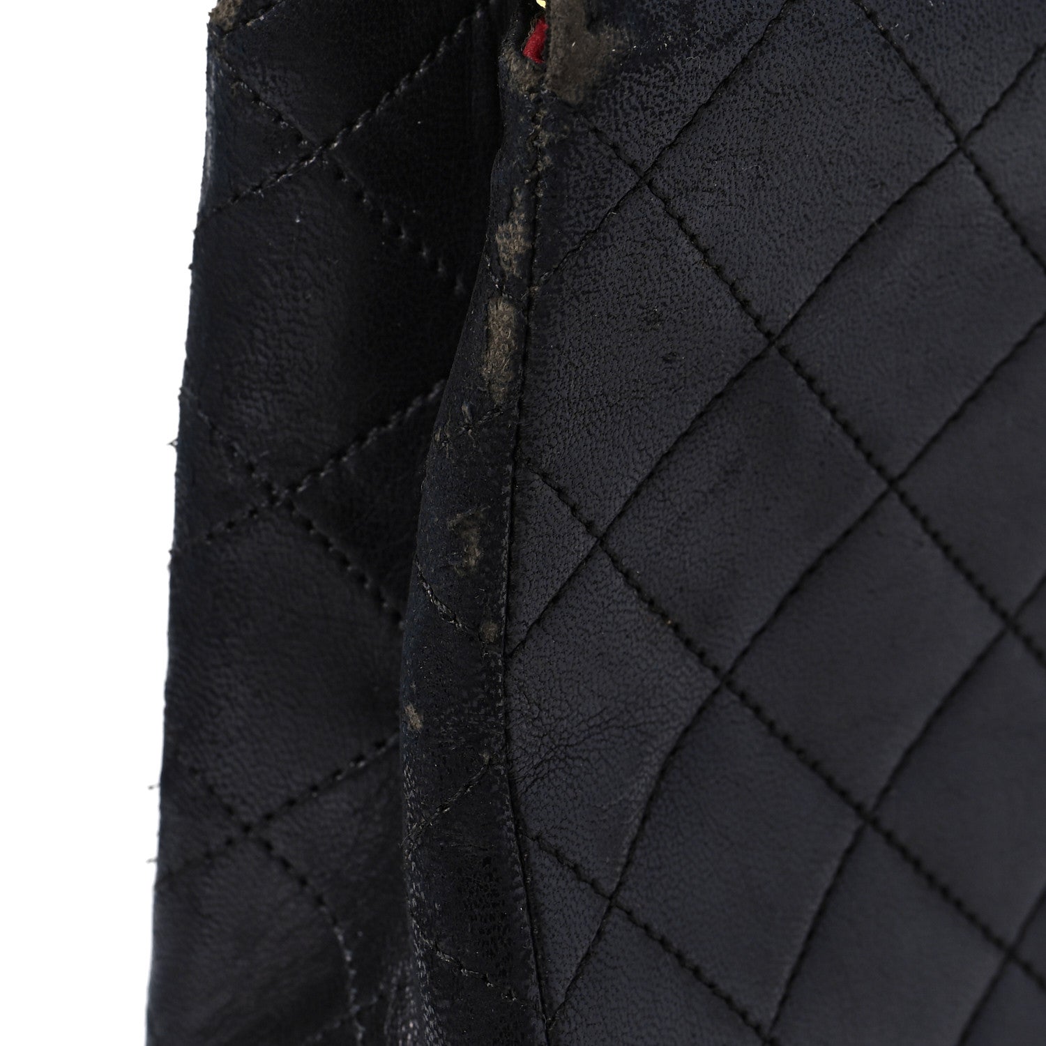 Chanel Lambskin Diamond Stitch Envelope Single Flap Black 9 of 10