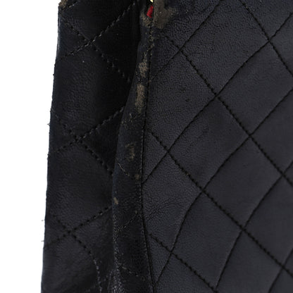 Chanel Lambskin Diamond Stitch Envelope Single Flap Black 9 of 10