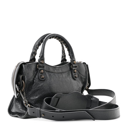 Balenciaga Agneau Classic Hardware Mini City Anthracite 4 of 15