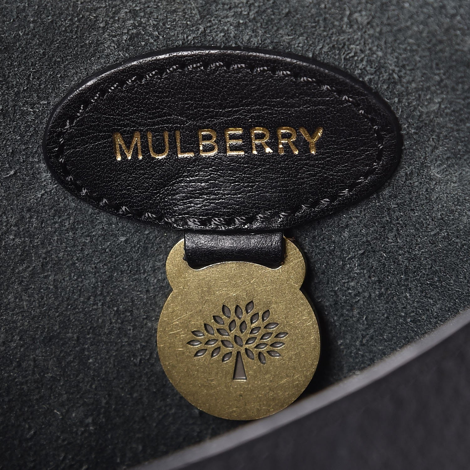Mulberry Natural Grain Calfskin Antony Messenger Crossbody Black 5 of 9