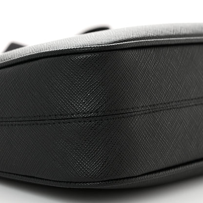 Prada Saffiano Lux Re-Edition 2005 Shoulder Bag Black 10 of 11