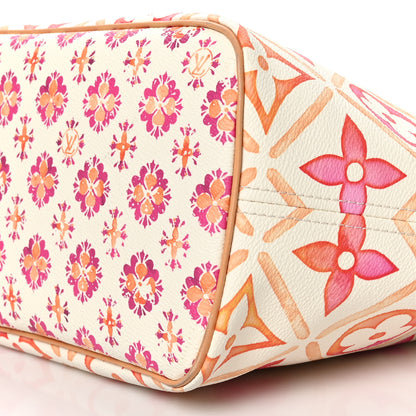 Louis Vuitton Monogram Tiles By The Pool 2.0 Neverfull MM Coral 10 of 10