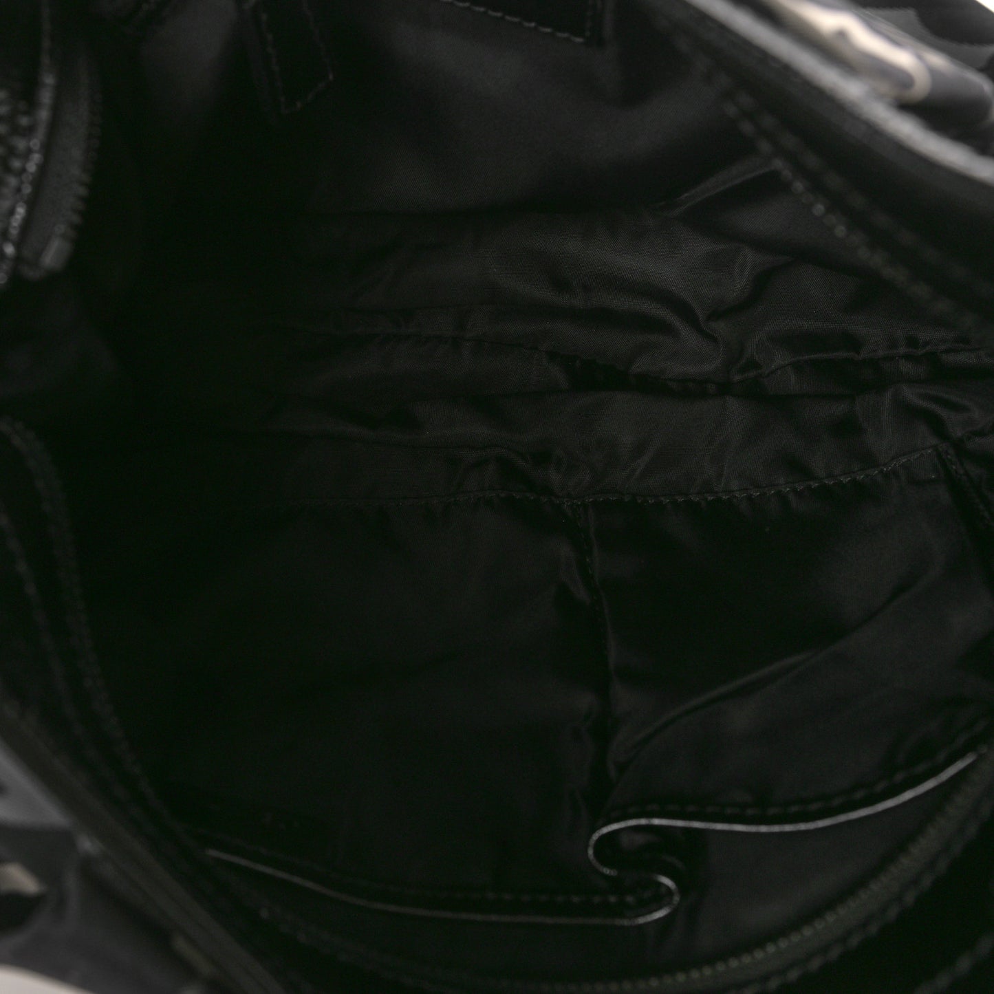 Nylon Beat Check Floral Florence Tote Black