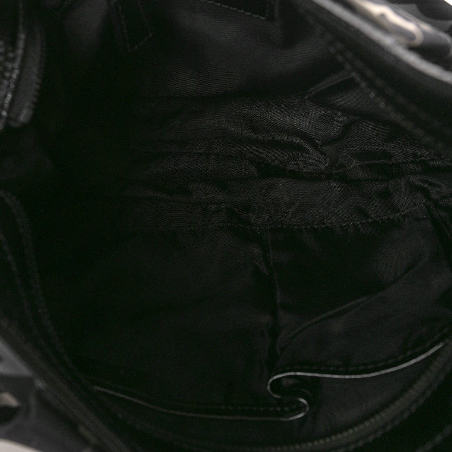 Burberry Nylon Beat Check Floral Florence Tote Black 5 of 9