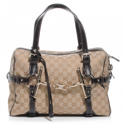 Gucci Monogram 85th Anniversary Medium Boston Brown 1 of 8