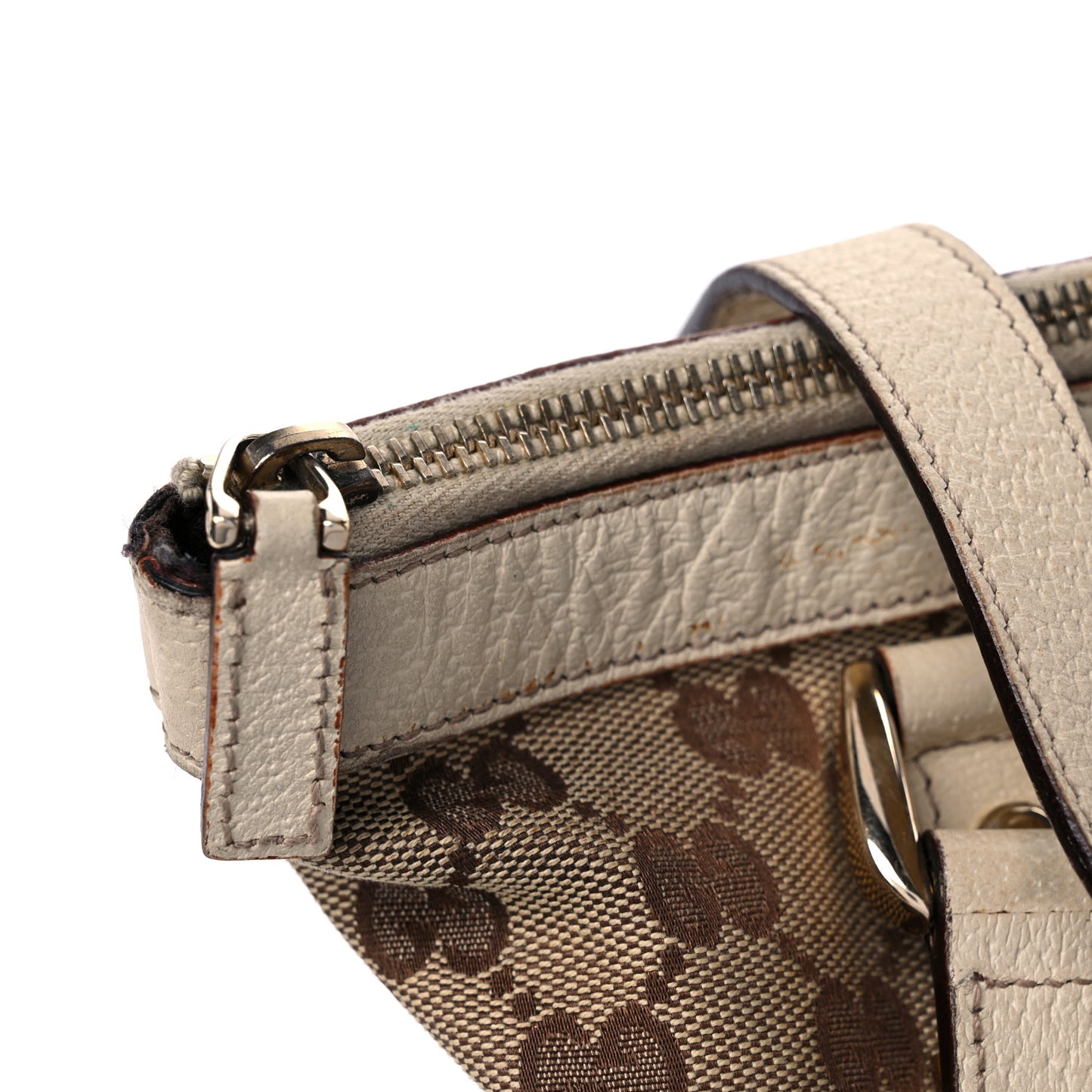 Monogram Small Abbey Tote Off White