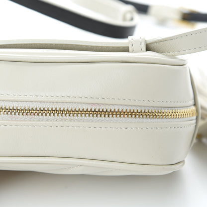 Saint Laurent Calfskin Matelasse Monogram Lou Belt Bag Ivory 11 of 12
