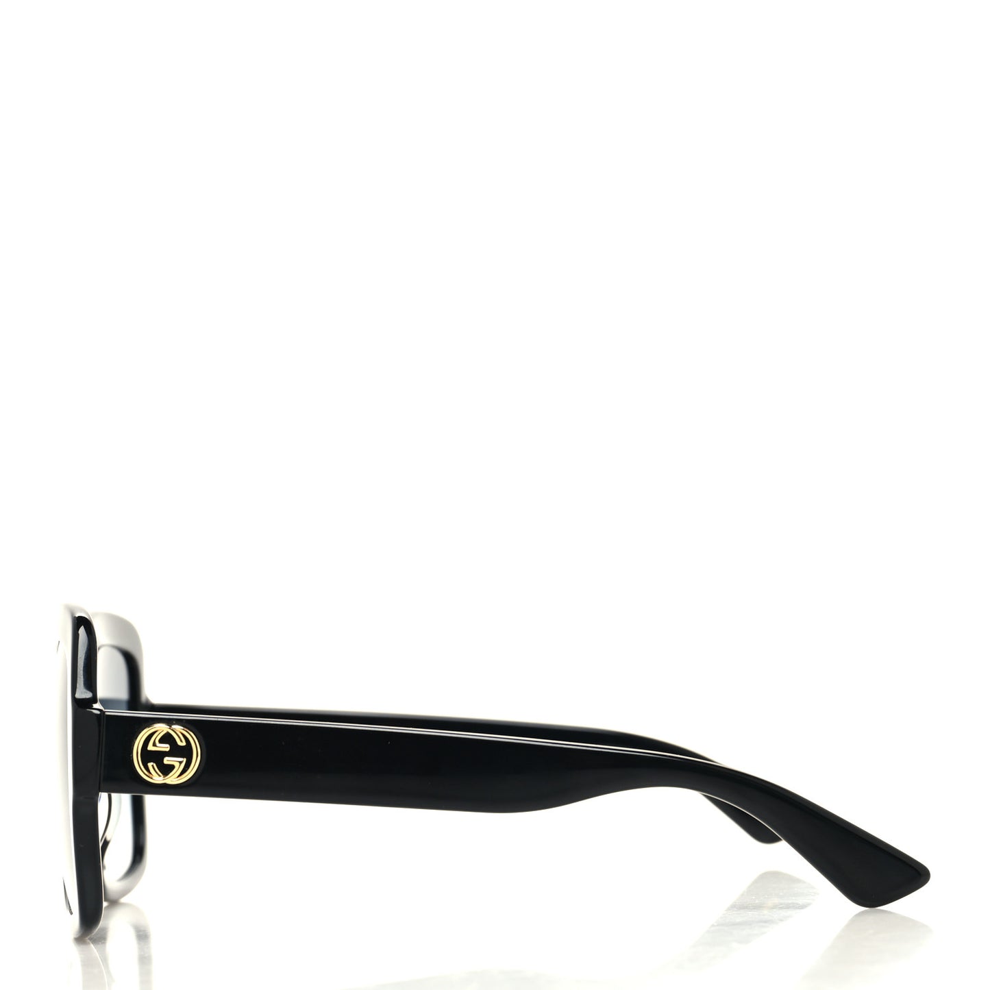 Acetate Square Frame Sunglasses GG0036S Black