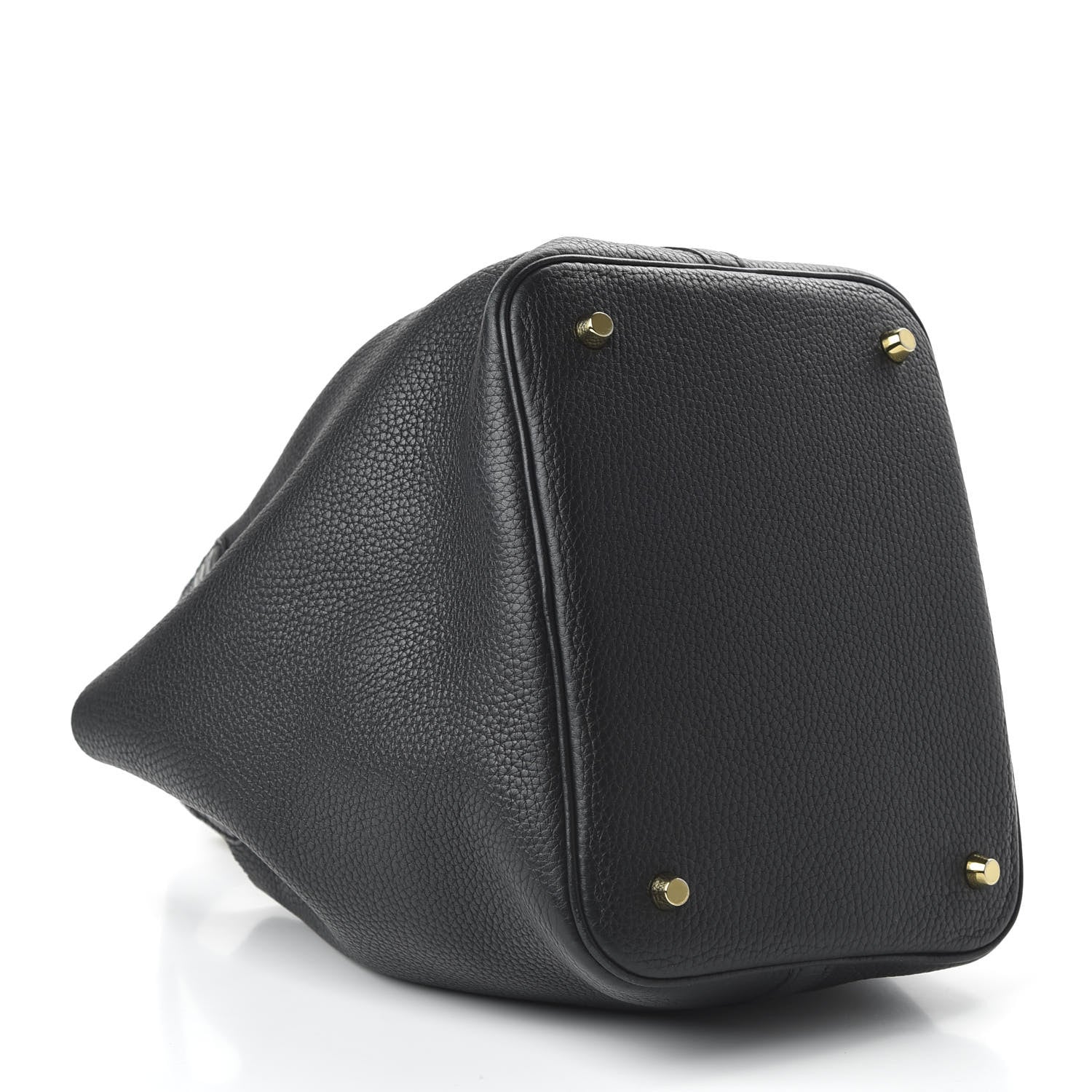 Hermes Taurillon Clemence Matte Alligator Picotin Lock Touch 22 MM Black 4 of 10