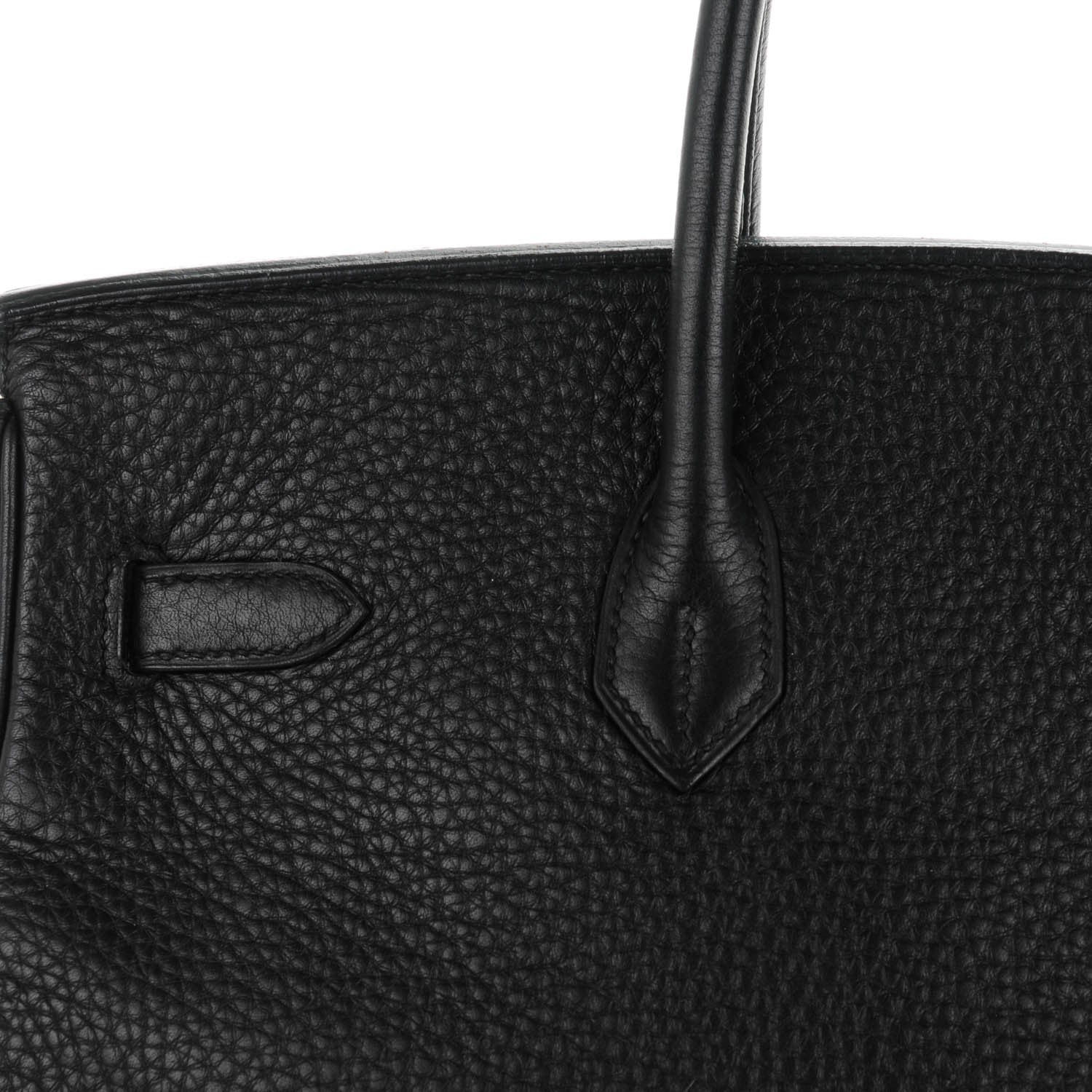 Hermes Taurillon Clemence Birkin 35 Black 12 of 24