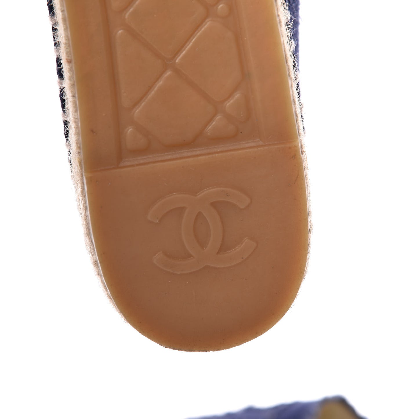 Linen CC Espadrilles 41 Blue Black
